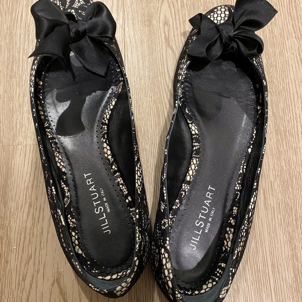 Jill Stuart lace ballet flats